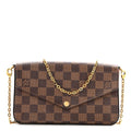 Damier Ebene Pochette Felicie Chain Wallet
