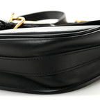 Box Calfskin Medium Bobby Flap Black