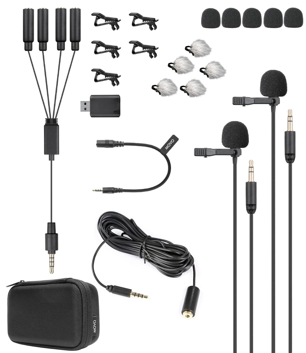 Movo VersaLav-V2 Lav Universal Mic Set