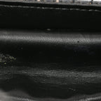 PVC Thread Woven Medium Boy Flap Black