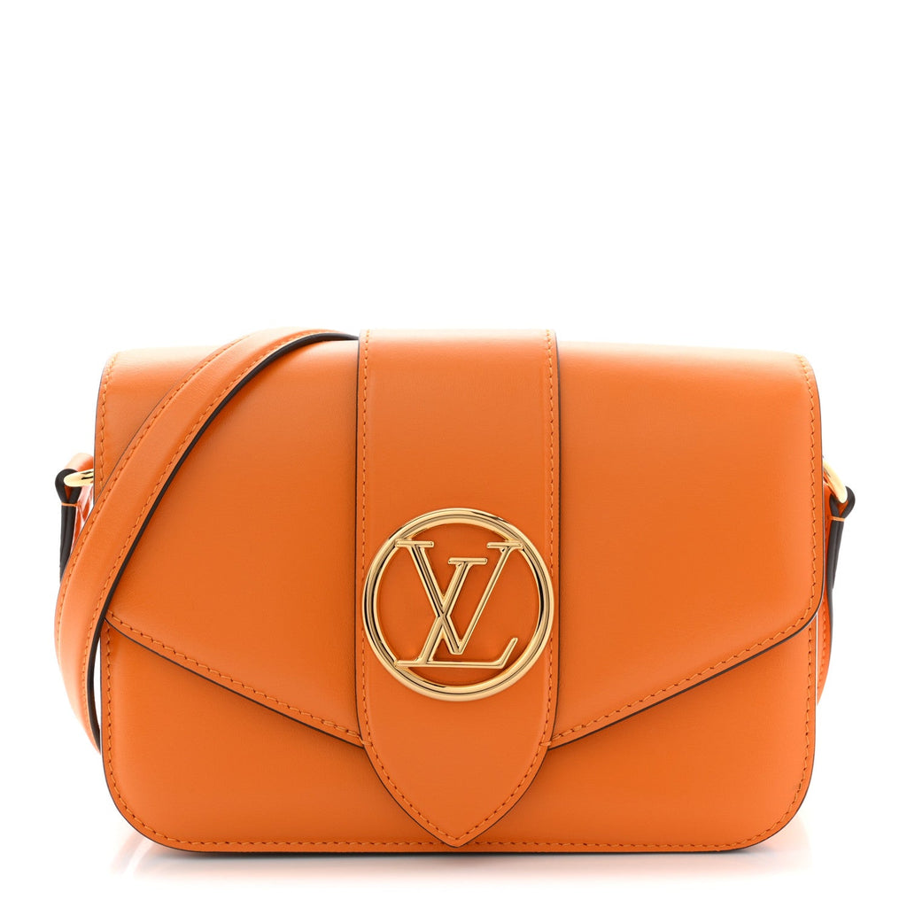 Smooth Calfskin LV Pont 9 Summer Gold