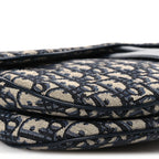 Oblique Saddle Bag Blue