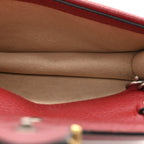 Calfskin Super Mini Dionysus Shoulder Bag Hibiscus Red