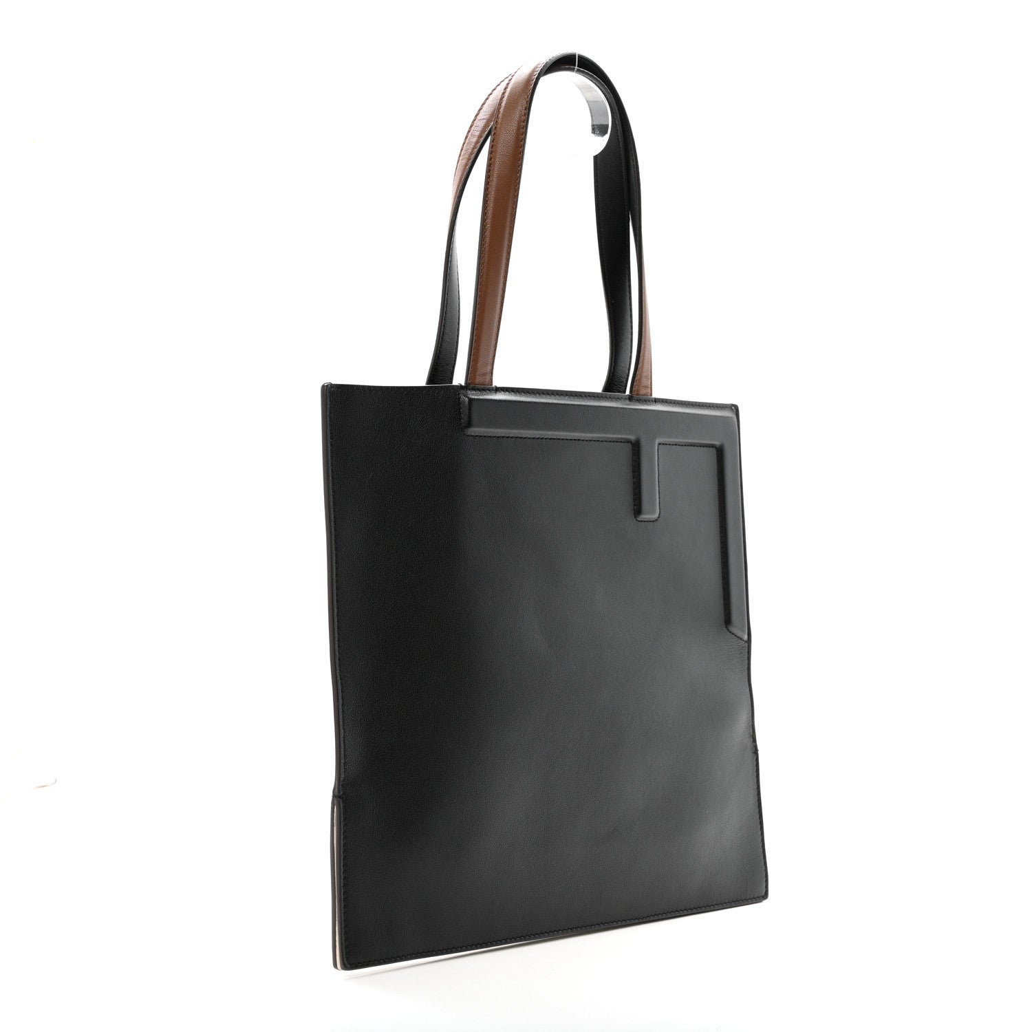 Vitello Bellagio Medium Fendi Flip Cognac Black