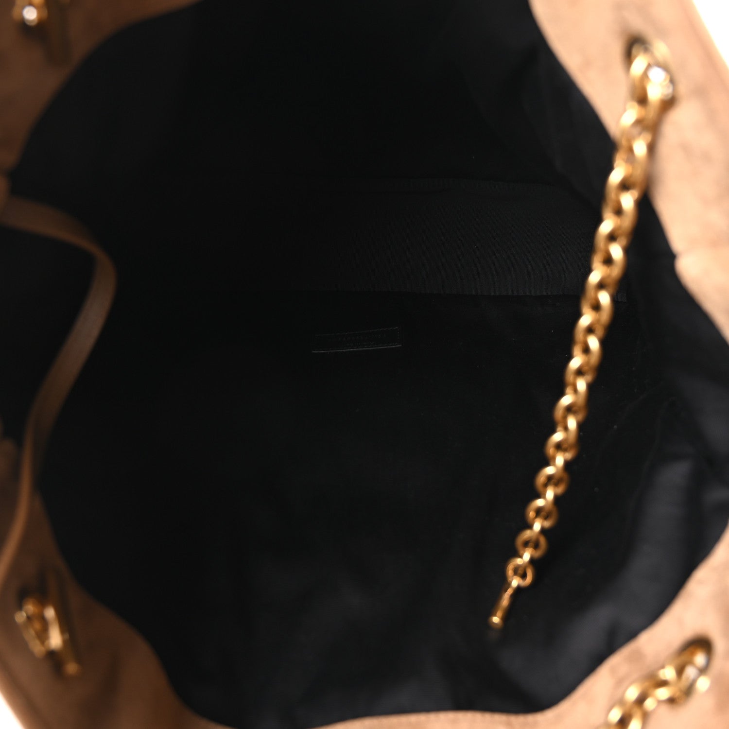 Suede Medium Jamie Shopping Tote Golden Leaf