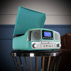 Retro Wireless Bluetooth, Record and CD Player