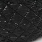 Nylon Quilted Coco Cocoon Backpack Black