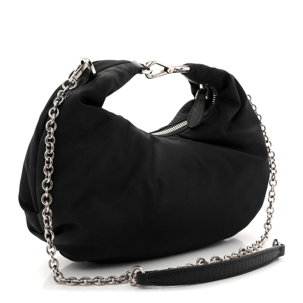 Tessuto Nylon Saffiano Re-Edition 2006 Shoulder Bag Black