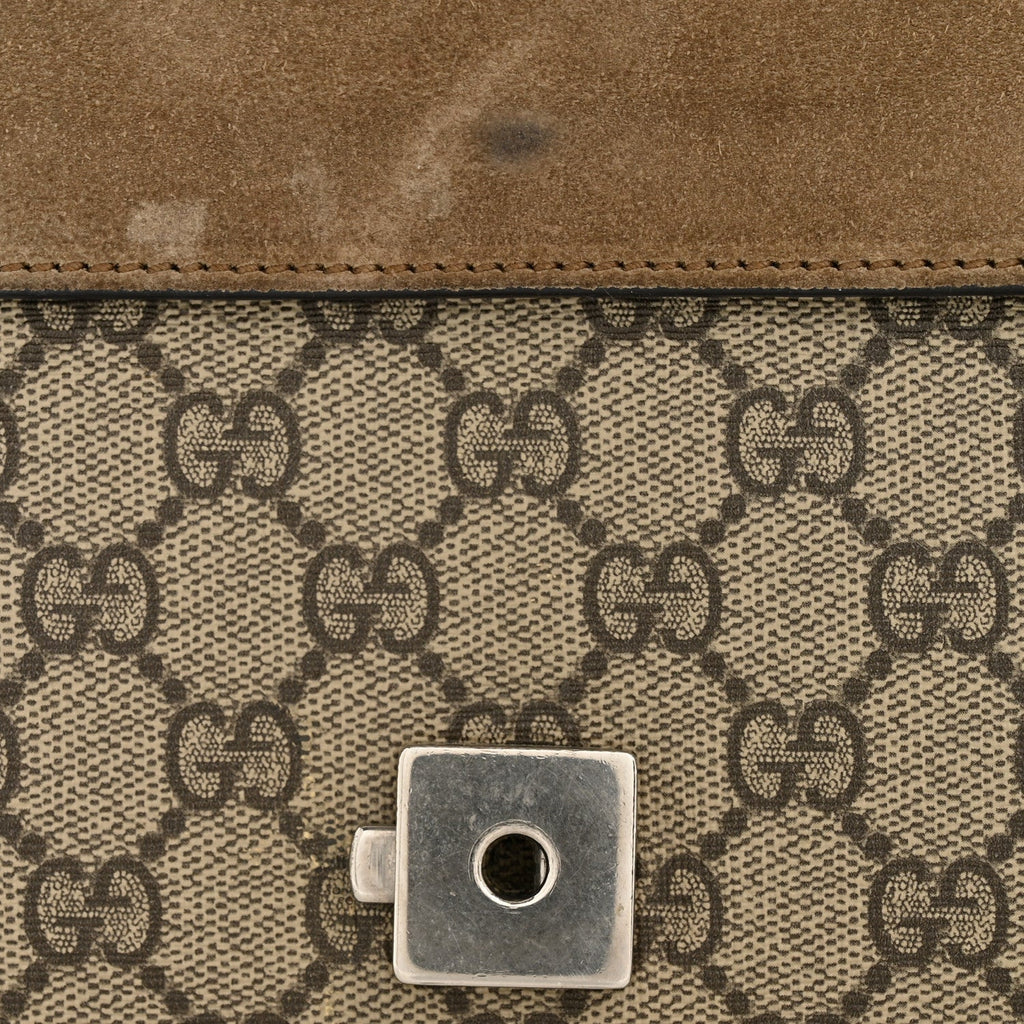 GG Supreme Monogram Small Dionysus Shoulder Bag Taupe