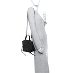 Grained Calfskin Nano Belt Bag Black