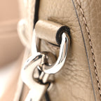 Piuma Calfskin Jumbo GG Embossed Mini Duffle Bag Good Taupe