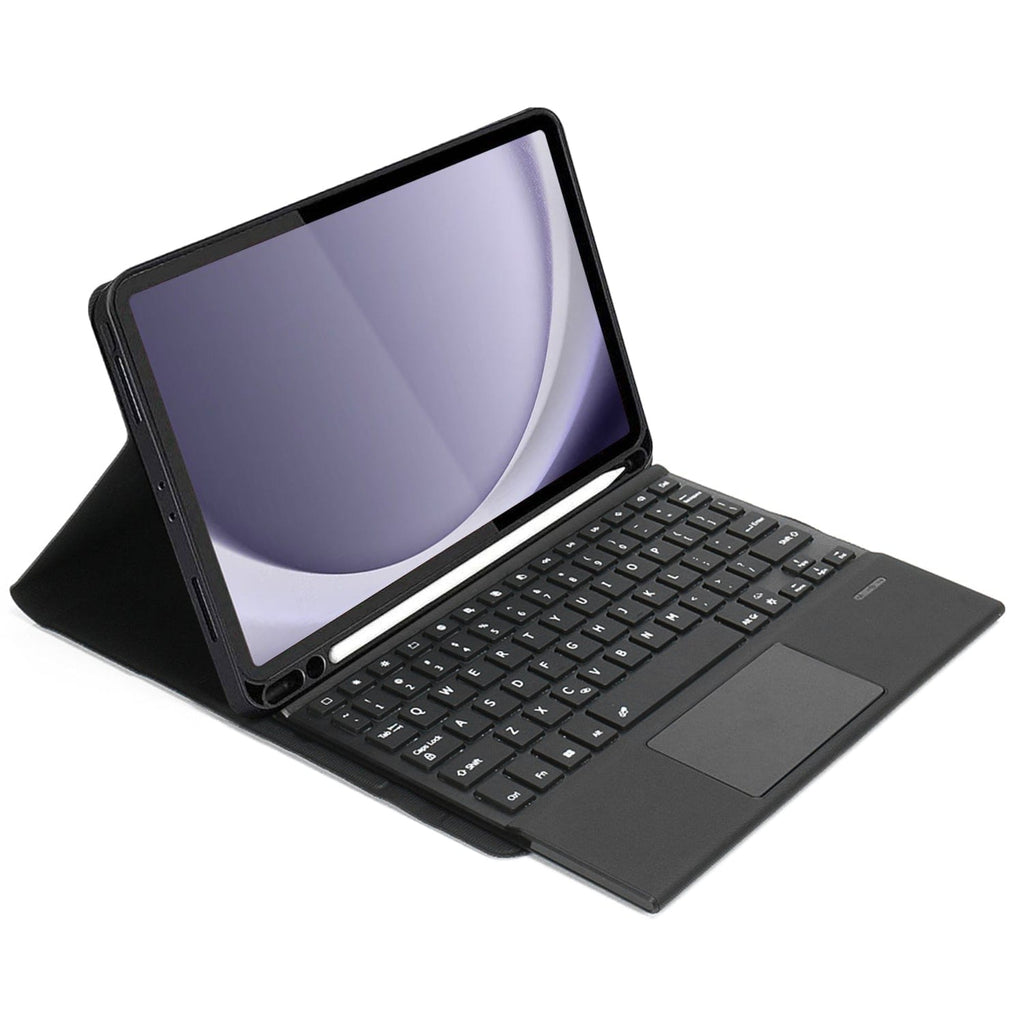 SAHARA - ProTouch Keyboard Folio Case with TrackPad for Samsung Galaxy Tab A9+ - Black