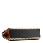 GG Supreme Monogram Calfskin Medium Padlock Shoulder Bag Beige Black Cuir