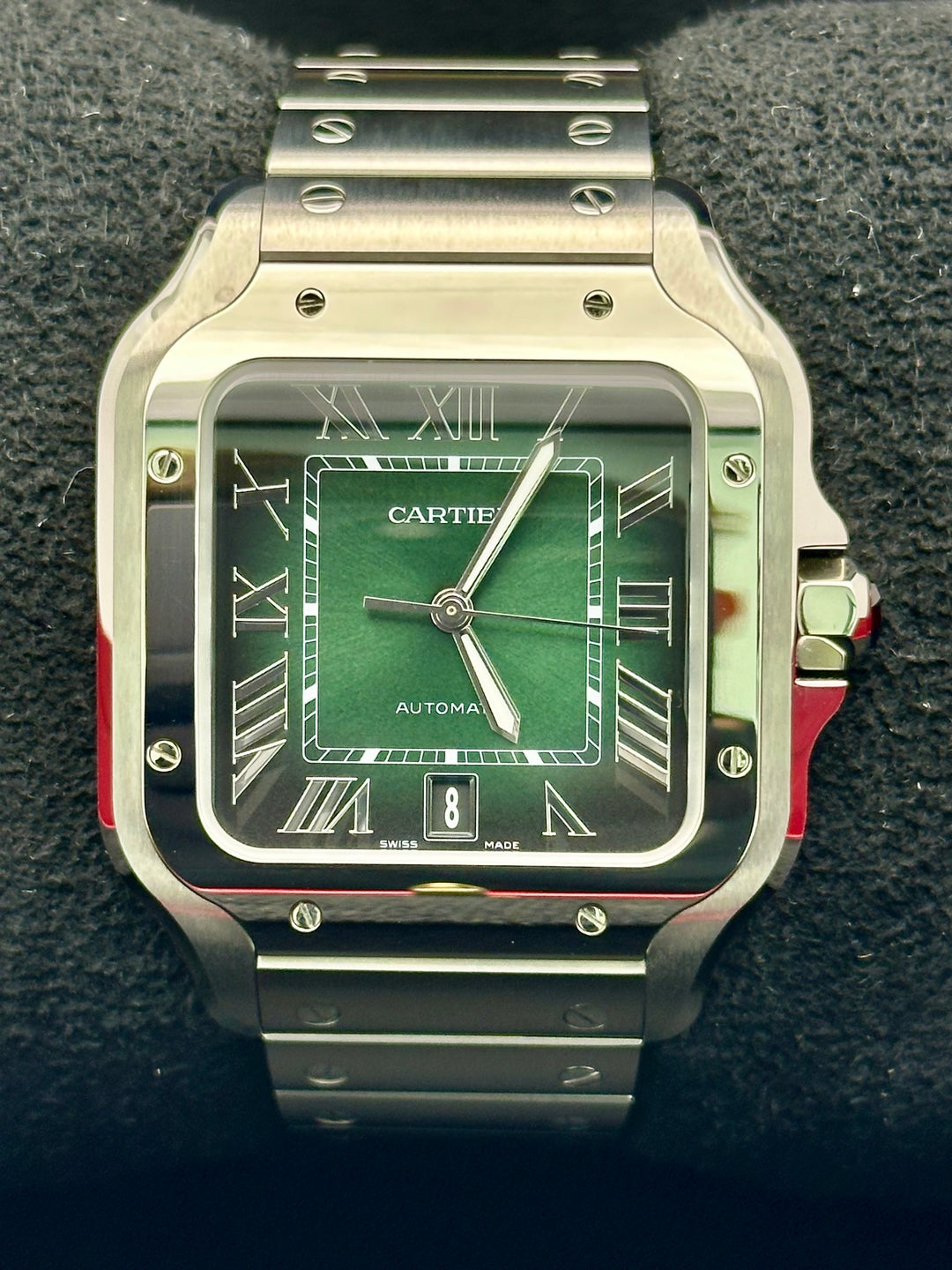 Cartier Santos De Cartier WSSA0062 Green Dial Large - 2025