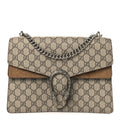 GG Supreme Monogram Medium Dionysus Shoulder Bag Taupe