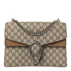 GG Supreme Monogram Medium Dionysus Shoulder Bag Taupe