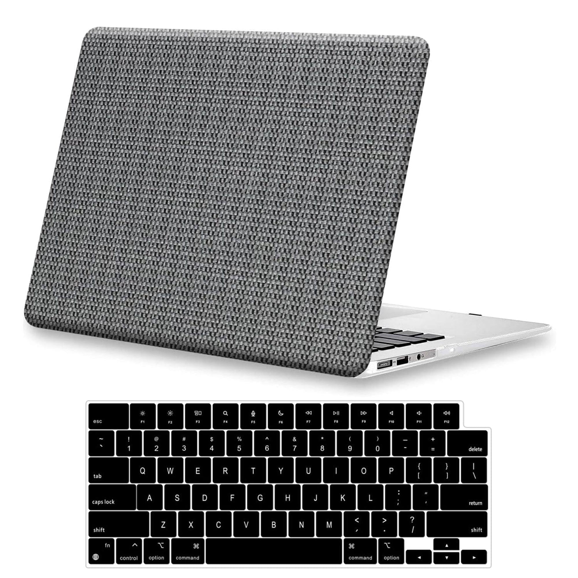 SAHARA - Woven Laptop Case for Apple MacBook Air 13.6" M2 Chip Laptops - Charcoal