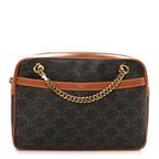 Triomphe Canvas Calfskin Medium Patapans Tan