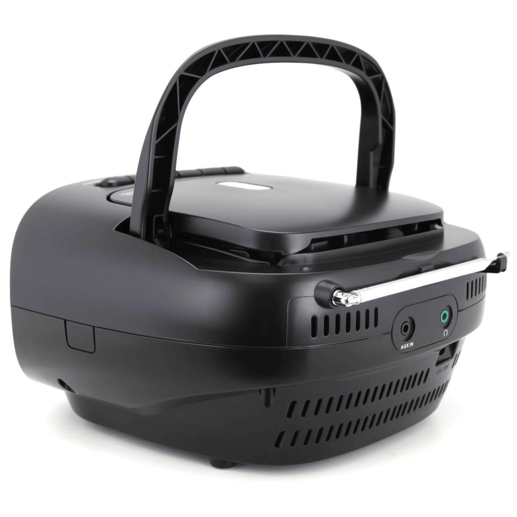 Portable CD/Cassette Boombox with AM/FM Radio