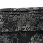 Denim Monogram Web Belt Bag Blue Multicolor