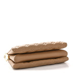 Lambskin Embossed Monogram Coussin PM Camel