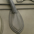 Smooth Calfskin Mini Luggage Almond