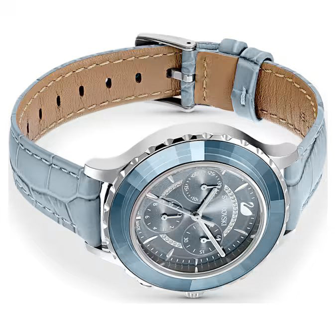 Swarovski Octea Lux Chronograph Ladies Blue Watch