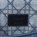 Denim Cannage Small Caro Bag Blue