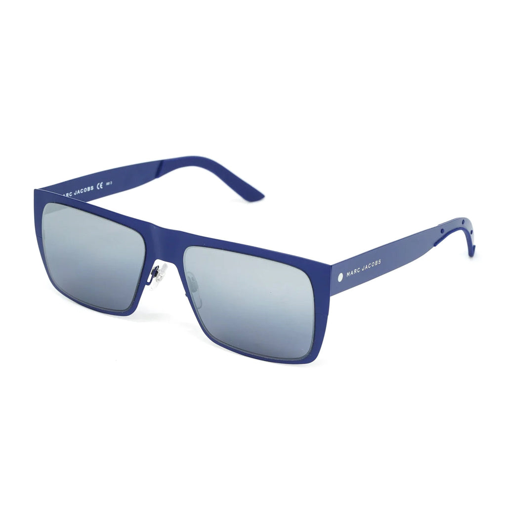 Marc Jacobs Men's Rectangular Sunglasses Flat Top Blue