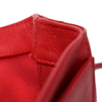 Calfskin Lockme II Chain Bag BB Rubis
