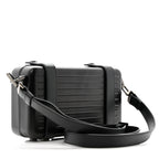 Matte Aluminum Personal Cross-Body Bag Black