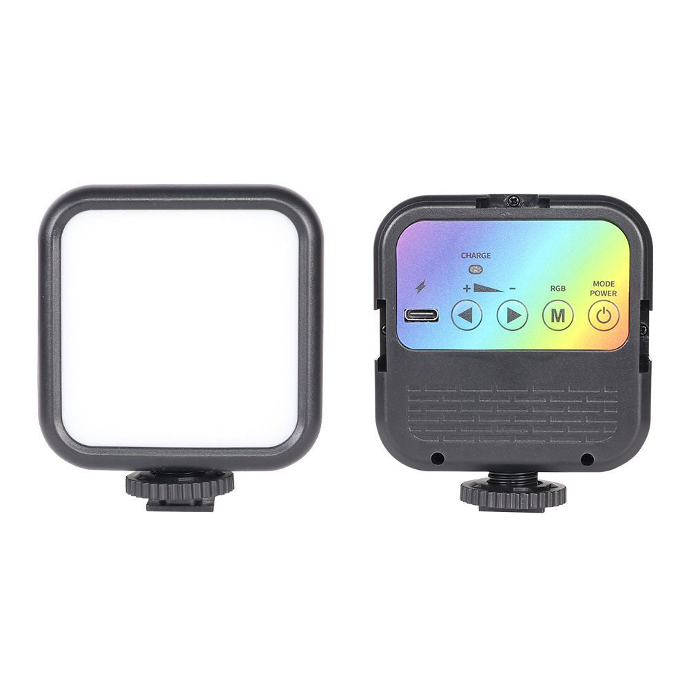 camera color fill light outdoor mobile phone live shooting self portrait beauty light portable RGB pocket light mini