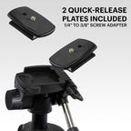Kodak PhotoGear 2-in-1 Camera Tripod & Monopod with 70” 4-Section Flip-Lock Tripod & Remote