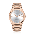 Edox Les Bèmonts Men's Rose Gold Silver Watch