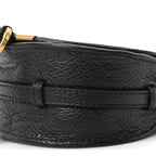 Calfskin Nano Marcie Saddle Bag Black