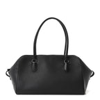 Grained Calfskin East West Bowling Bag Black