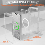Entronix [Magnetic] Case Compatible with iPhone 17 - [Clear] Triple-Layer Heavy Duty Protection