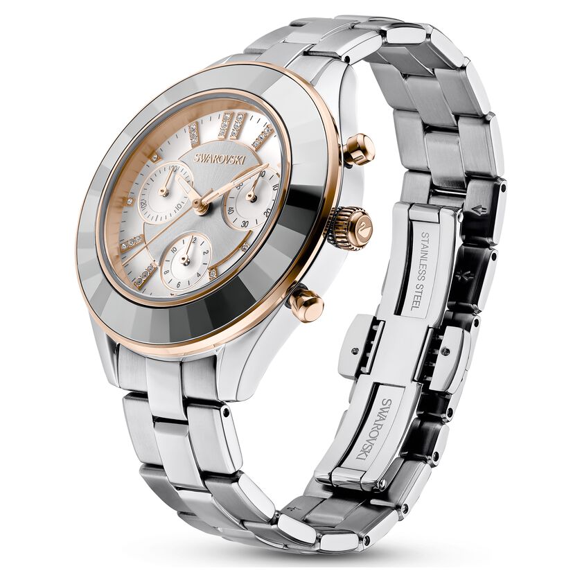 Swarovski Unisex Watch Octea Lux Sport Steel White