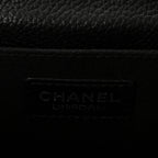 Grained Calfskin Quilted 2.55 Reissue Flap Belt Bag Clutch Black