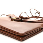 Smooth Calfskin Medium Liberta Shoulder Bag Sapele