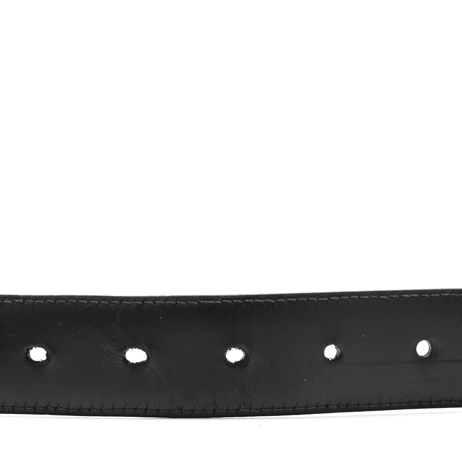 Saffiano Triangle Belt 100 40 Black