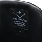 Spazzolato Re-Nylon Metal Triangle Logo 110mm Ankle Boots 37 Black