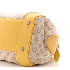 Monogram Denim Speedy Round Yellow