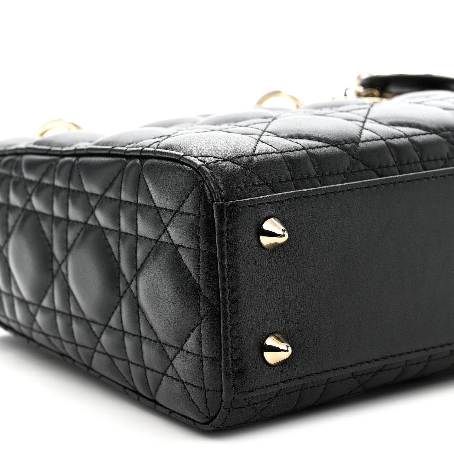 Lambskin Cannage Small My ABCDior Lady Dior Black