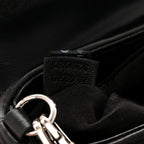 Nappa Vertical Matelasse Small Maxi Horsebit Chain Shoulder Bag Black