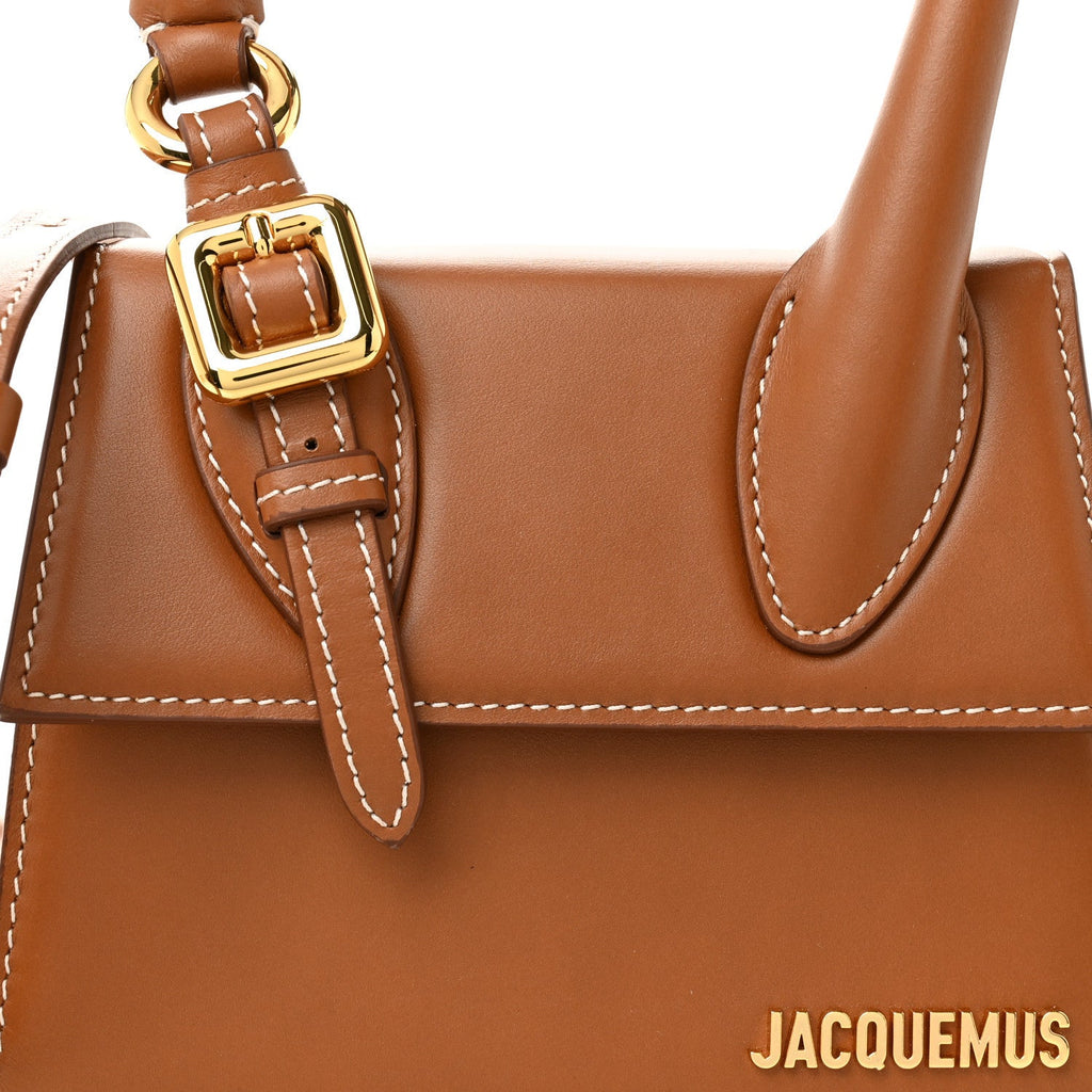 Smooth Calfskin Le Chiquito Boucle Moyen  Light Brown