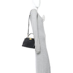 Nappa Mini Peekaboo Iconic Satchel Black
