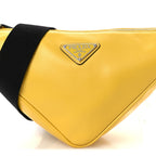 Softy Calfskin Triangle Shoulder Bag Sole