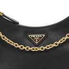 Saffiano Lux Re-Edition 2005 Shoulder Bag Black