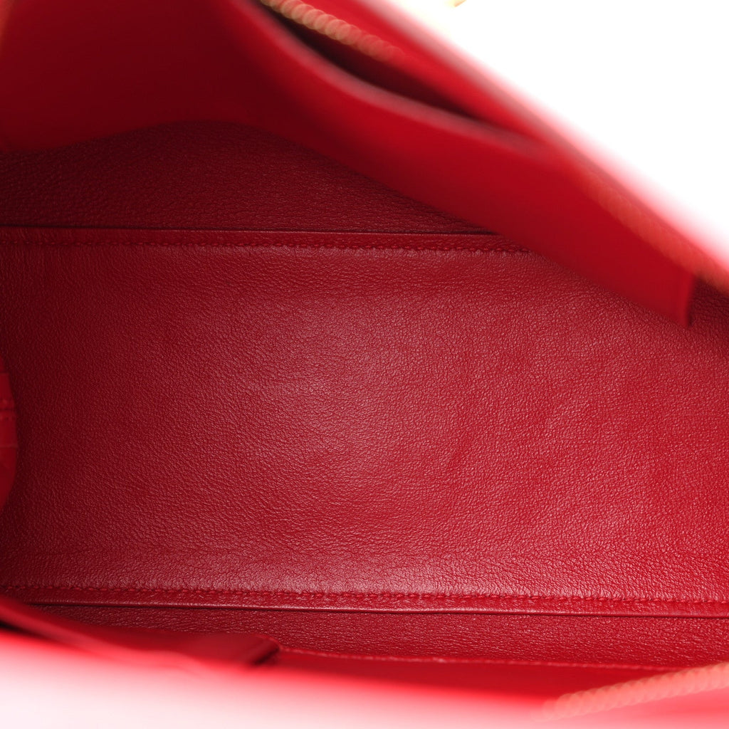 Calfskin Medium Sofia Shoulder Bag Red